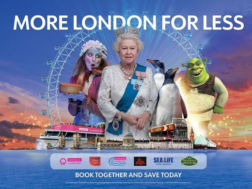 Merlin’s Magical London: 3 attractions in 1 – Shrek's Adventure! & SEA LIFE & Madame Tussauds