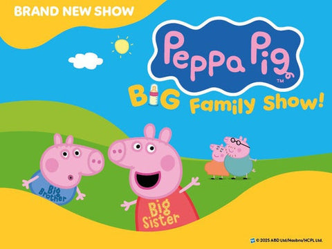 Peppa Pig's Big Family Show! The Family Tickets Venue List