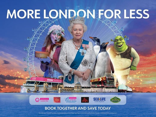 Merlin’s Magical London: 3 attractions in 1: The London Dungeon & SEA LIFE & Madame Tussauds