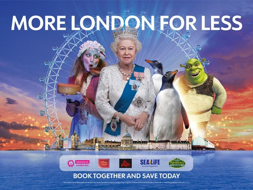 Merlin’s Magical London: 5 attractions in 1 – Madame Tussauds & London Eye & London Dungeon & Shrek’s Adventure! & SEA LIFE