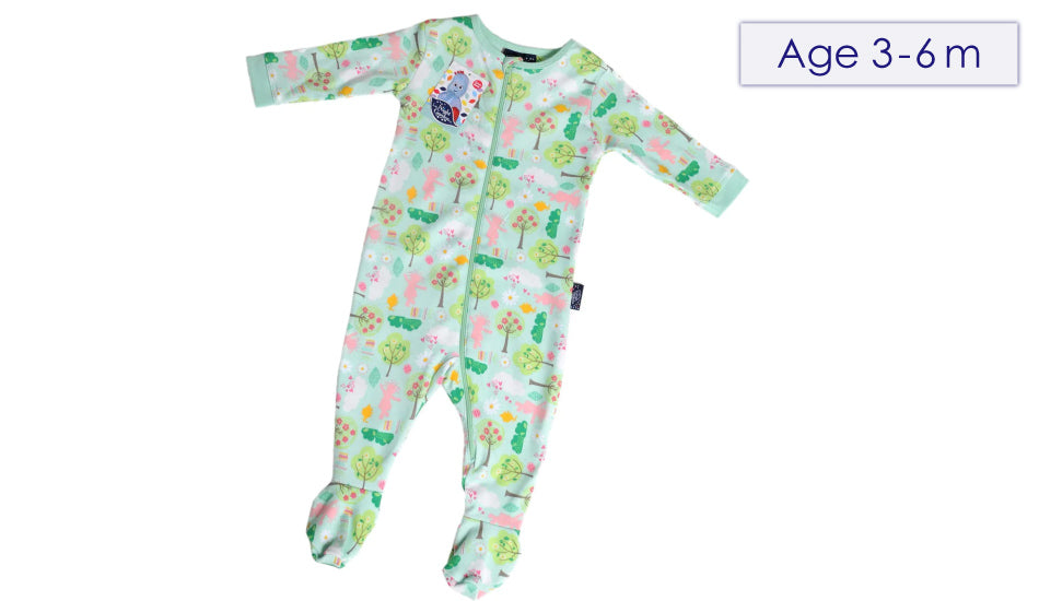 Baby Girl Zip All-in-one (3-6 Months)